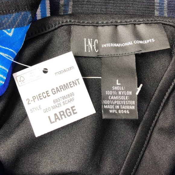 INC INTERNATIONAL CONCEPT LACE flowy TOP LG NEW WITHOUT TAG - Picture 7 of 7